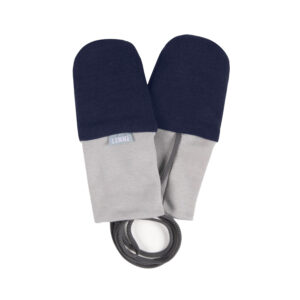 Merino Wool Baby Mittens – Blue