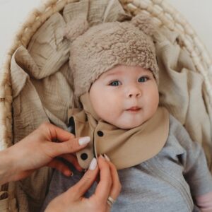Merino Wool Lined Baby Balaclava THEO