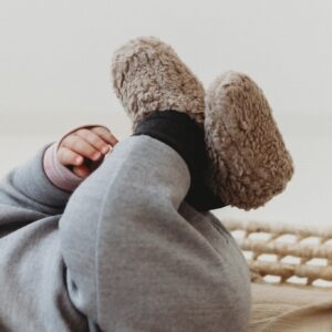 Merino Wool Lined Baby Booties THOBY