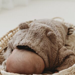 Merino Wool Lined Baby Overall TEDDY