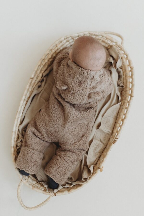 Merino Wool Lined Baby Overall TEDDY