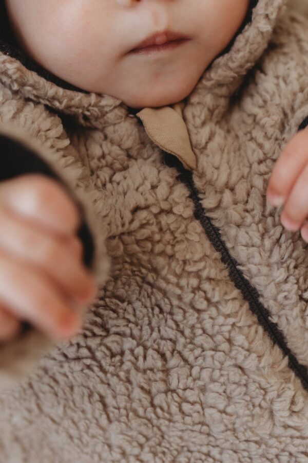 Merino Wool Lined Baby Overall TEDDY
