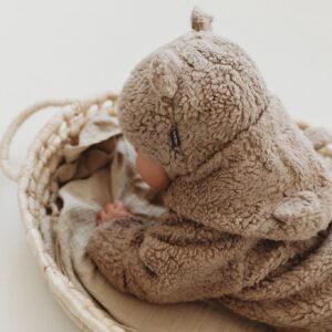 Merino Wool Lining Baby Hat TESSA