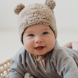 Merino Wool Lining Baby Hat TESSA