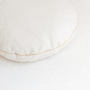 Bouclé Kids Floor Cushion – Ecru, 100 cm