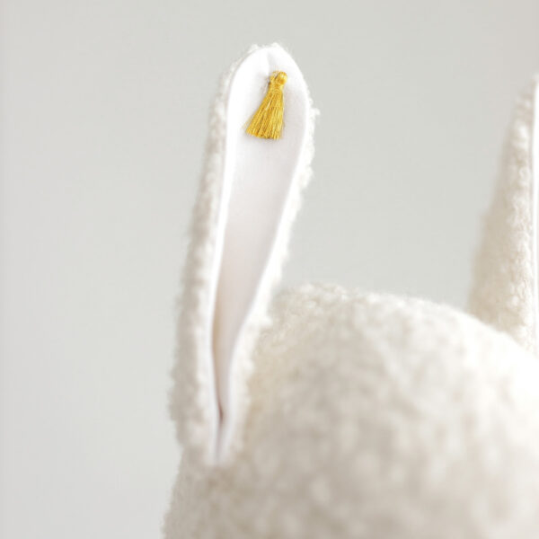Bouclé Llama Hobby Horse – Ecru, 95 cm