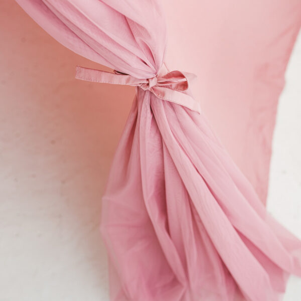 Fairy Kids Play Tent with Tulle – Rose, 165 cm