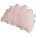Linen Seashell Cushion – Pink