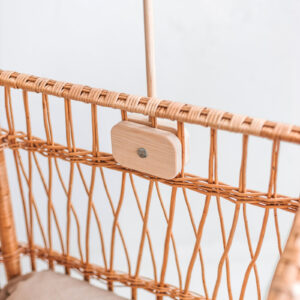 Wooden Crib Mobile Holder – Natural Ash, 81 cm