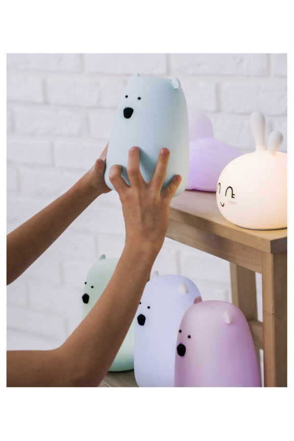 Big Bear Silicone Lamp – Blue