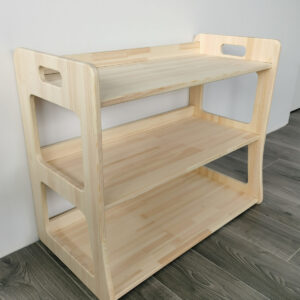 Montessori Toy Shelf Maxi – Birch, 81 cm
