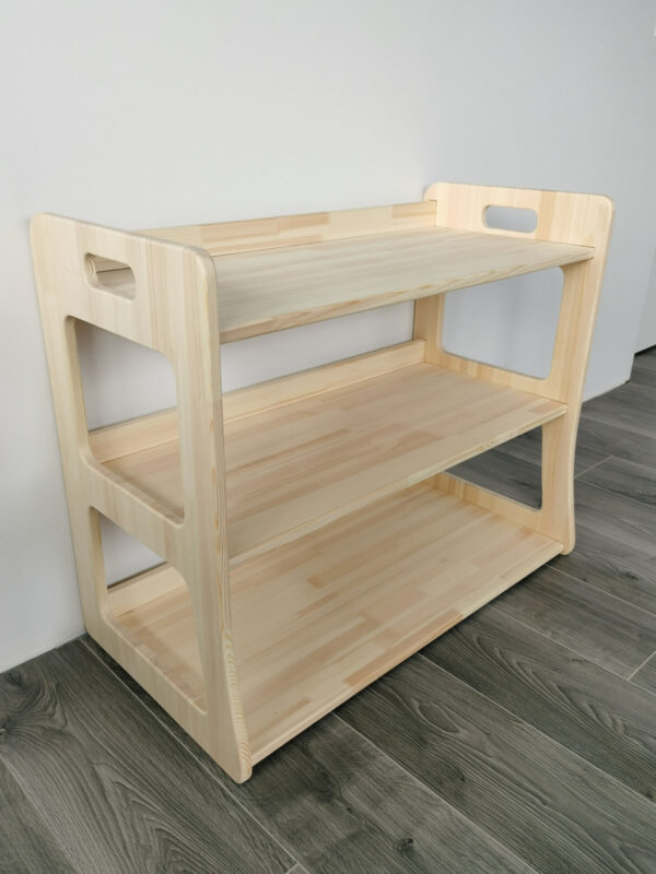 Montessori Toy Shelf Maxi – Birch, 81 cm