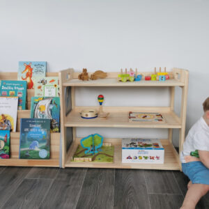Montessori Toy Shelf Maxi – Birch, 81 cm