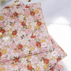 Muslin Baby Blanket & Pillow Set – Spring Garden