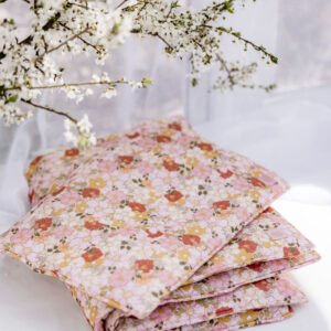 Muslin Baby Blanket & Pillow Set – Spring Garden