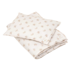 Muslin Baby Blanket & Pillow Set – Boho Flowers