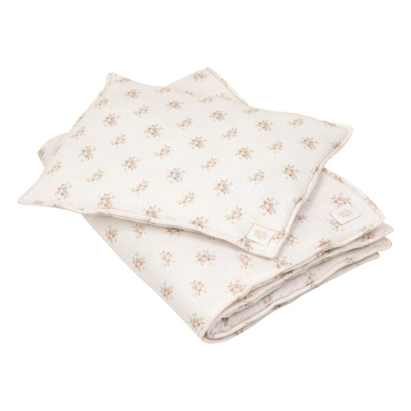 Muslin Baby Blanket & Pillow Set – Boho Flowers