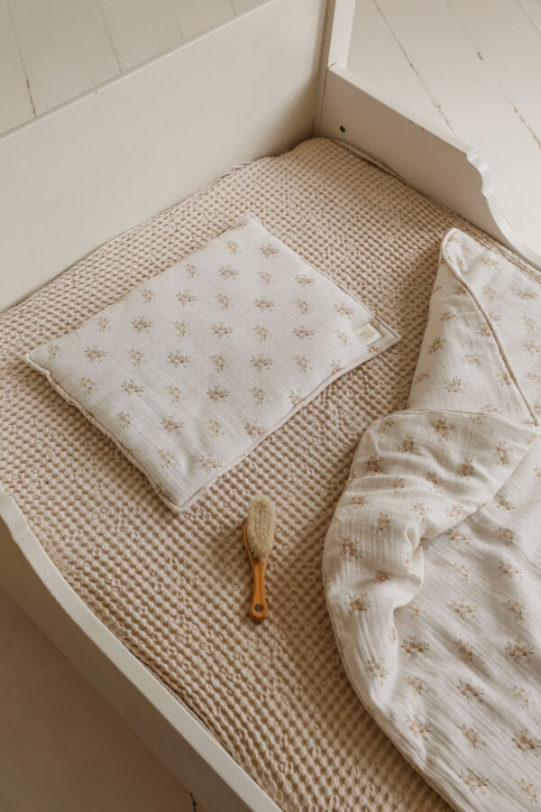 Muslin Baby Blanket & Pillow Set – Boho Flowers