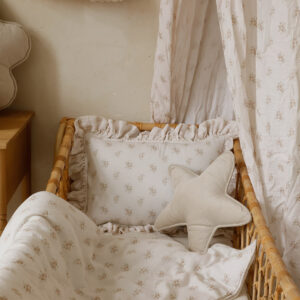 Muslin Baby Blanket & Pillow Set – Boho Flowers