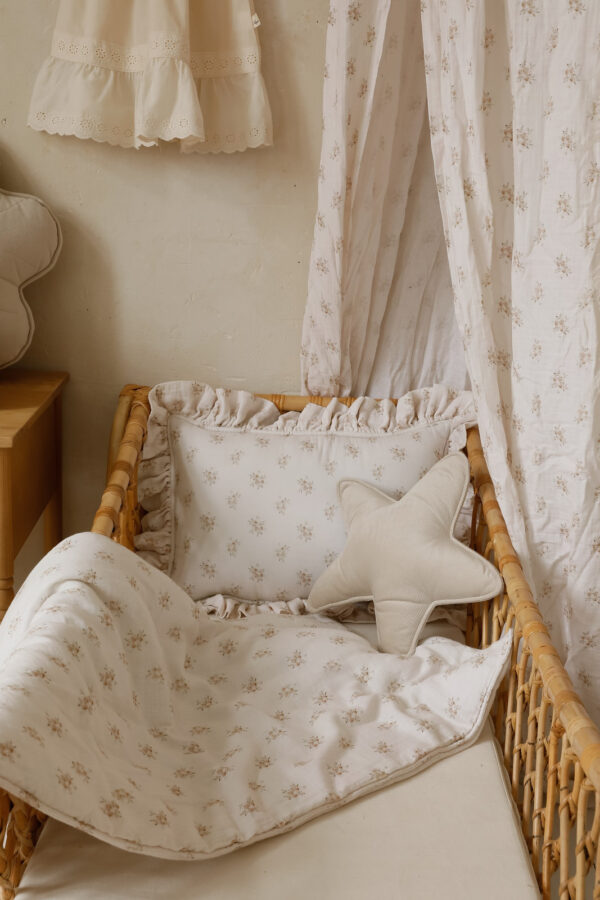 Muslin Baby Blanket & Pillow Set – Boho Flowers
