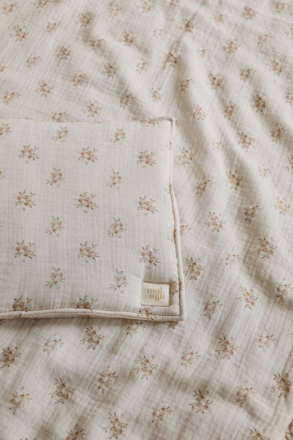 Muslin Baby Blanket & Pillow Set – Boho Flowers