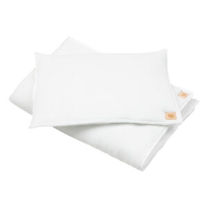 Muslin Baby Blanket & Pillow Set – Cream