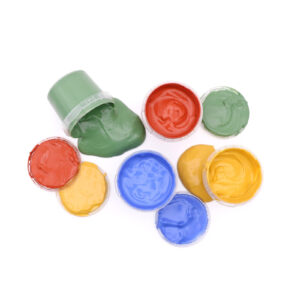 Organic Finger Paint Set 4 × 120 g – Blue, Yellow, Red, Green