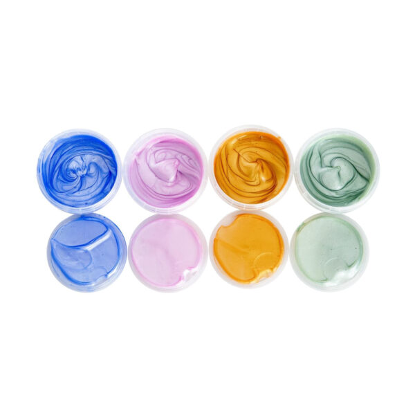 Organic Glitter Finger Paint Set 4 × 90 g