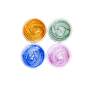 Organic Glitter Finger Paint Set 4 × 90 g