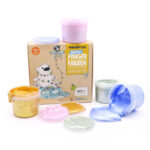 Organic Glitter Finger Paint Set 4 × 90 g