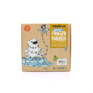 Organic Glitter Finger Paint Set 4 × 90 g