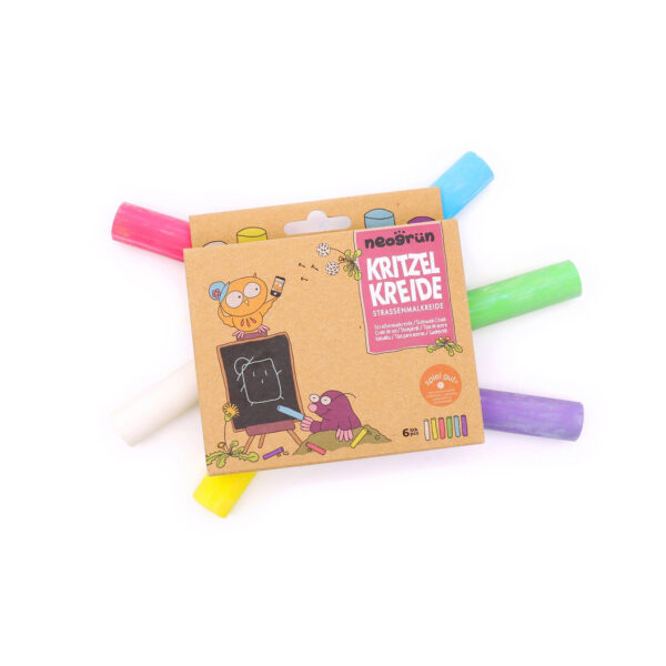 Organic Street Chalk Set – 6 Chalks