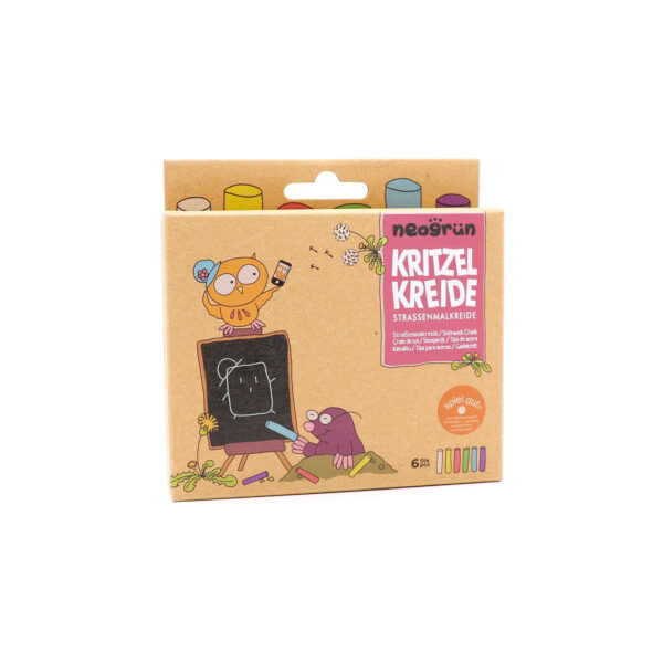Organic Street Chalk Set – 6 Chalks