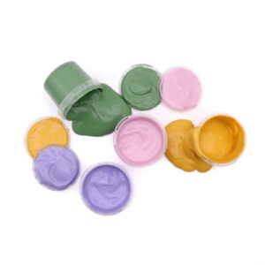 Organic Finger Paint Set 4 × 120 g – Yellow, Green, Pink, Violet