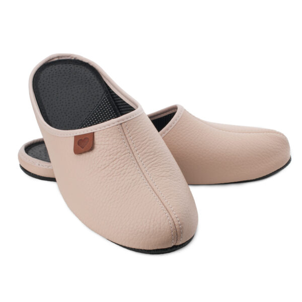 Sänna Women’s Leather Slippers – Beige