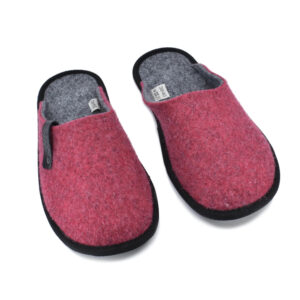 Navi Women’s Recycled Felt Slippers – Red