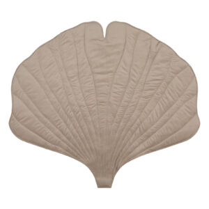 Ginkgo Leaf Playmat – Cream Velvet
