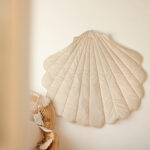 Ginkgo Leaf Velvet & Organic Cotton Playmat – Beige