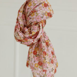 Organic Cotton Bed Canopy – Spring Garden
