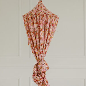 Organic Cotton Bed Canopy – Spring Garden