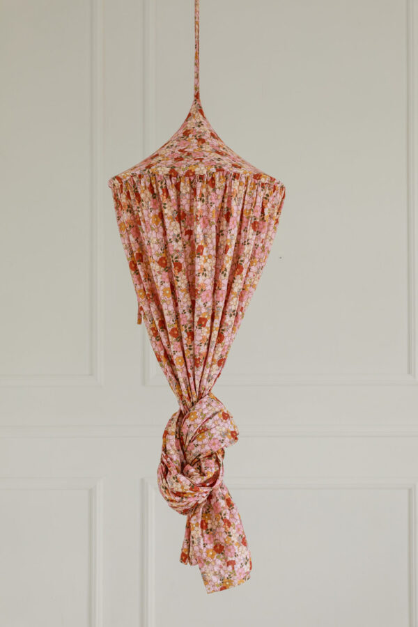 Organic Cotton Bed Canopy – Spring Garden