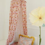 Organic Cotton Bed Canopy – Spring Garden