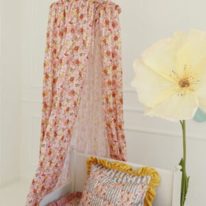 Organic Cotton Bed Canopy – Spring Garden
