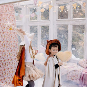 Organic Cotton Bed Canopy – Spring Garden