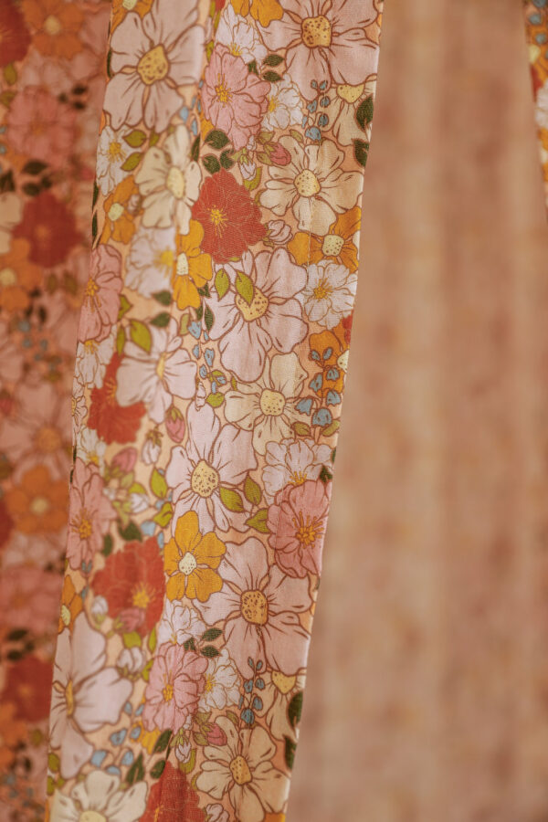 Organic Cotton Bed Canopy – Spring Garden