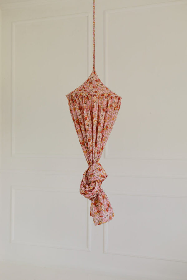 Organic Cotton Bed Canopy – Spring Garden