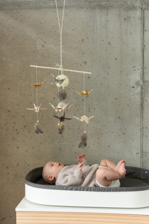 Origami Nursery Mobile – Gold Dust