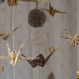 Origami Nursery Mobile – Gold Dust