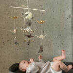 Origami Nursery Mobile – Gold Dust