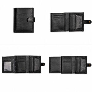 Leather Wallet with 15 Card Slots, 32-3